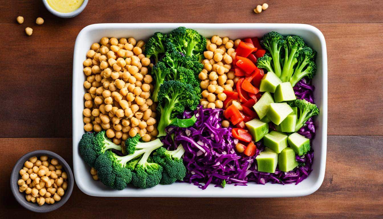 Broccoli & Chickpea Rainbow Power Bowl Recipe