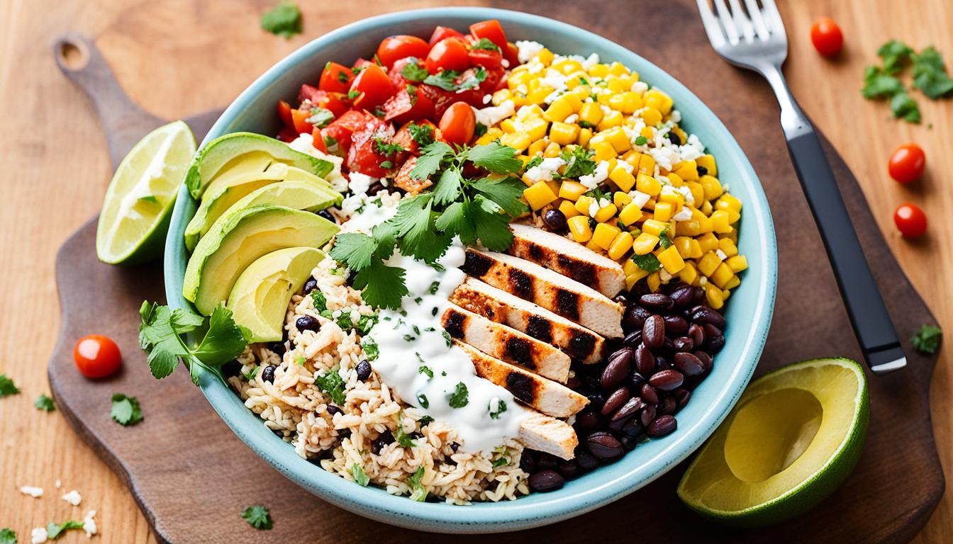 Meal Prep Chicken Burrito Bowl Recipe