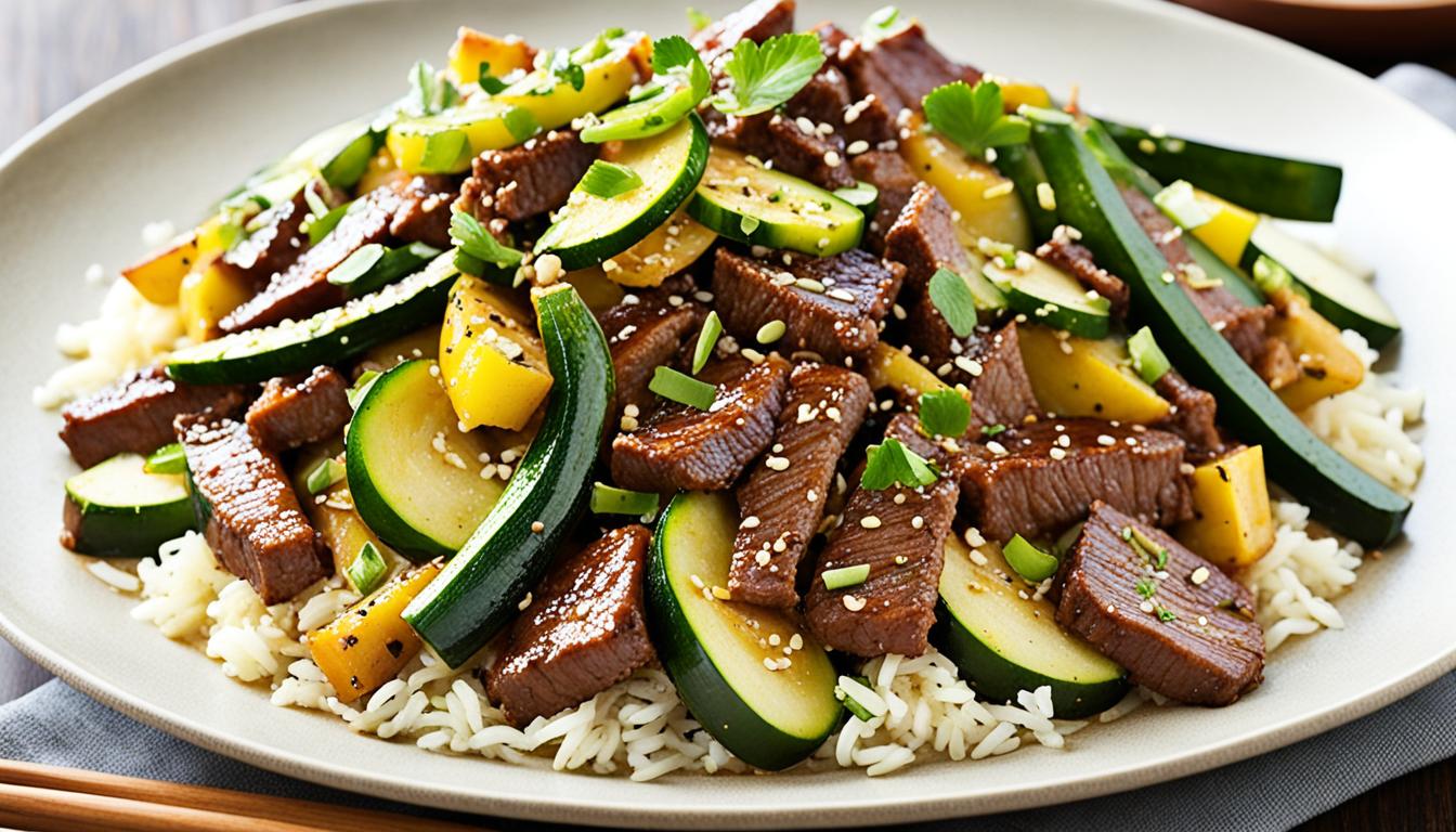 Easy Zucchini and Beef Stir-Fry Recipe | Quick Dinner